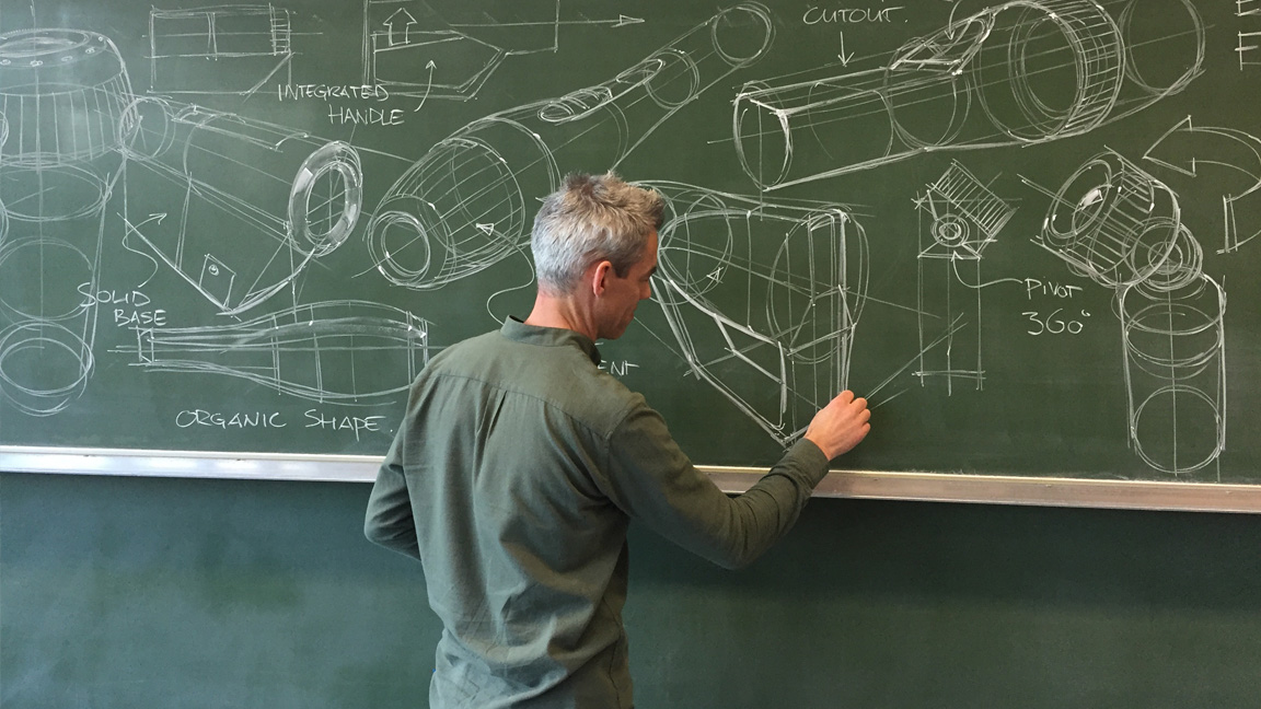 Chalkboard sketching